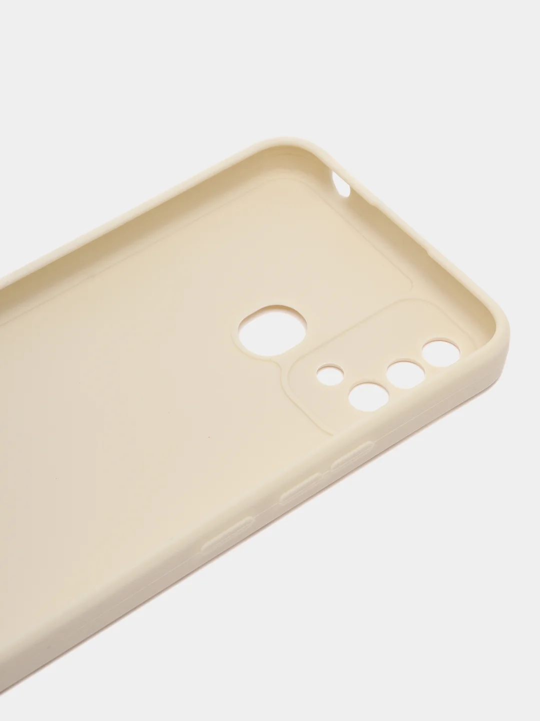 Белый силиконовый чехол для Itel Vision 2S (Ител Вижен 2С), силиконовый