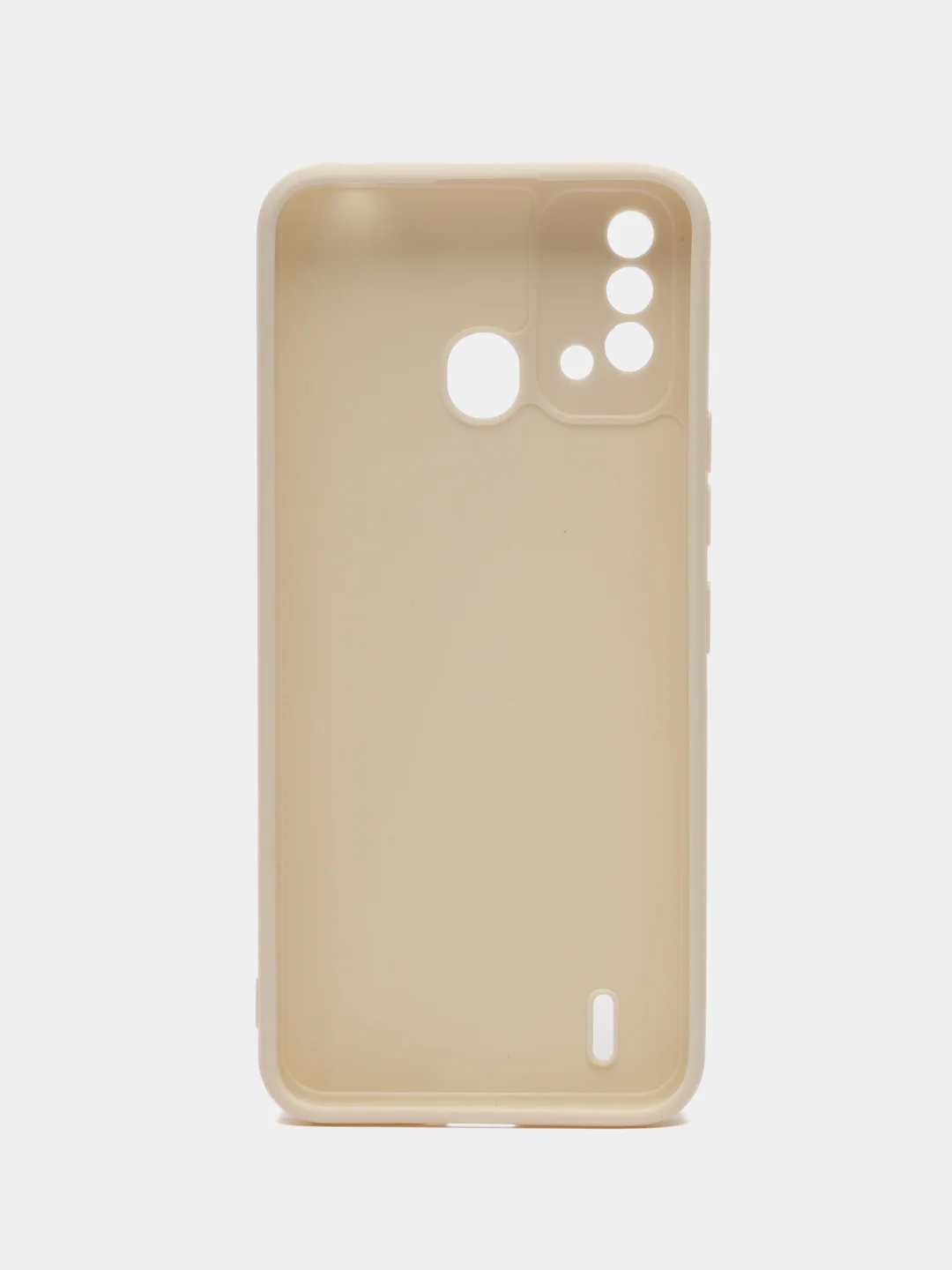 Белый силиконовый чехол для Itel Vision 2S (Ител Вижен 2С), силиконовый