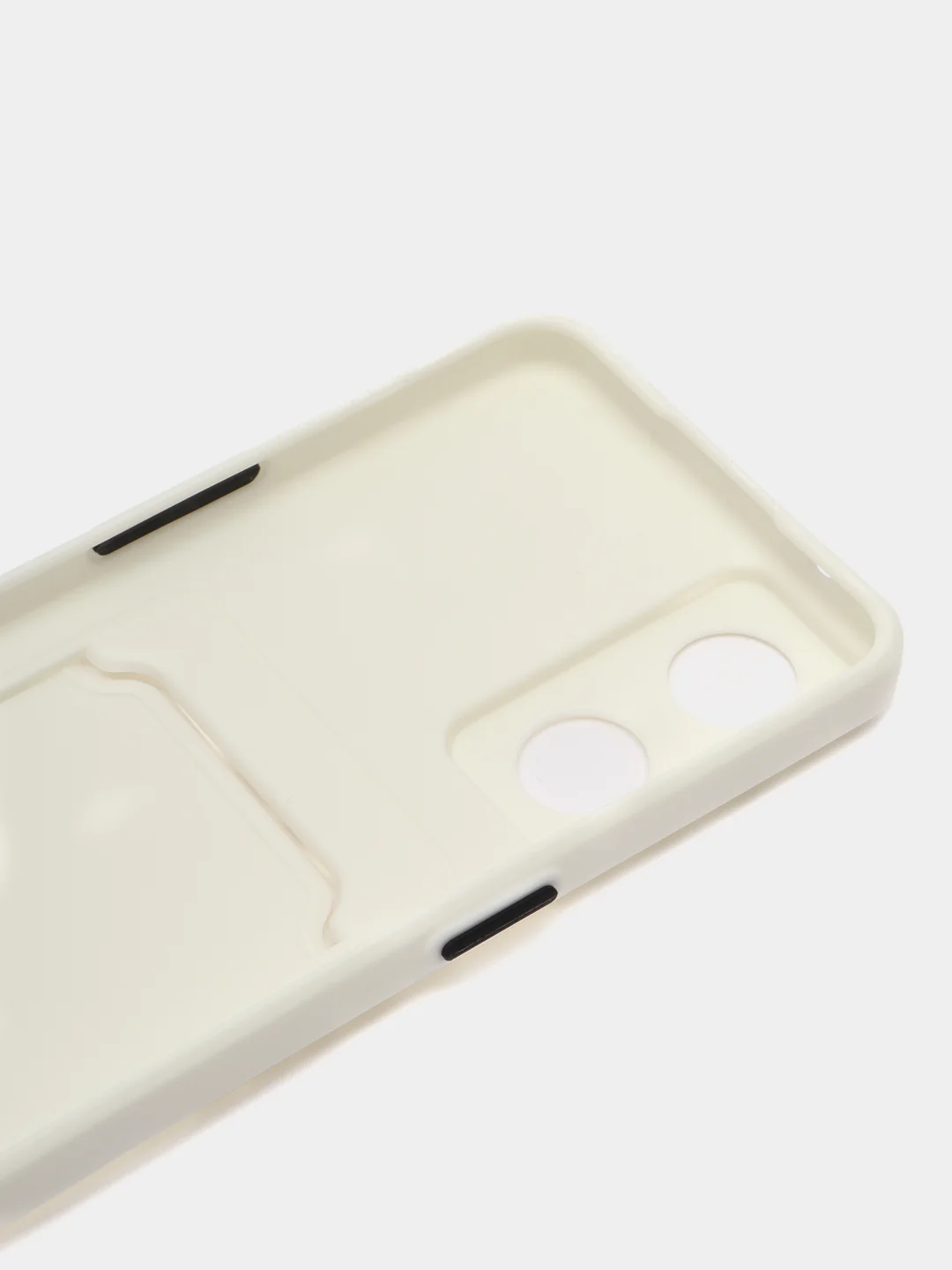 Белый силиконовый чехол для Oppo Reno 8T 4G, Оппо Рено 8Т, с карманом для карт