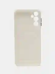 Белый чехол для Samsung Galaxy A14 (Самсунг Галакси А14), с карманом для карт