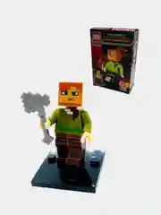 Светло-оранжевый конструктор майнкрафт, дом на дереве, деревня Minecraft, дракон, остров сокровищ, крепость