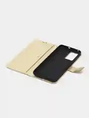 Золотой чехол-книжка с магнитной застежкой для Realme GT Neo 3 (Реалми ГТ Нео 3)