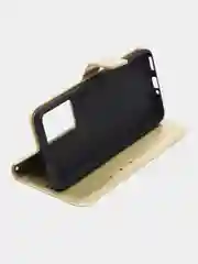 Золотой чехол-книжка с магнитной застежкой для Realme GT Neo 3 (Реалми ГТ Нео 3)
