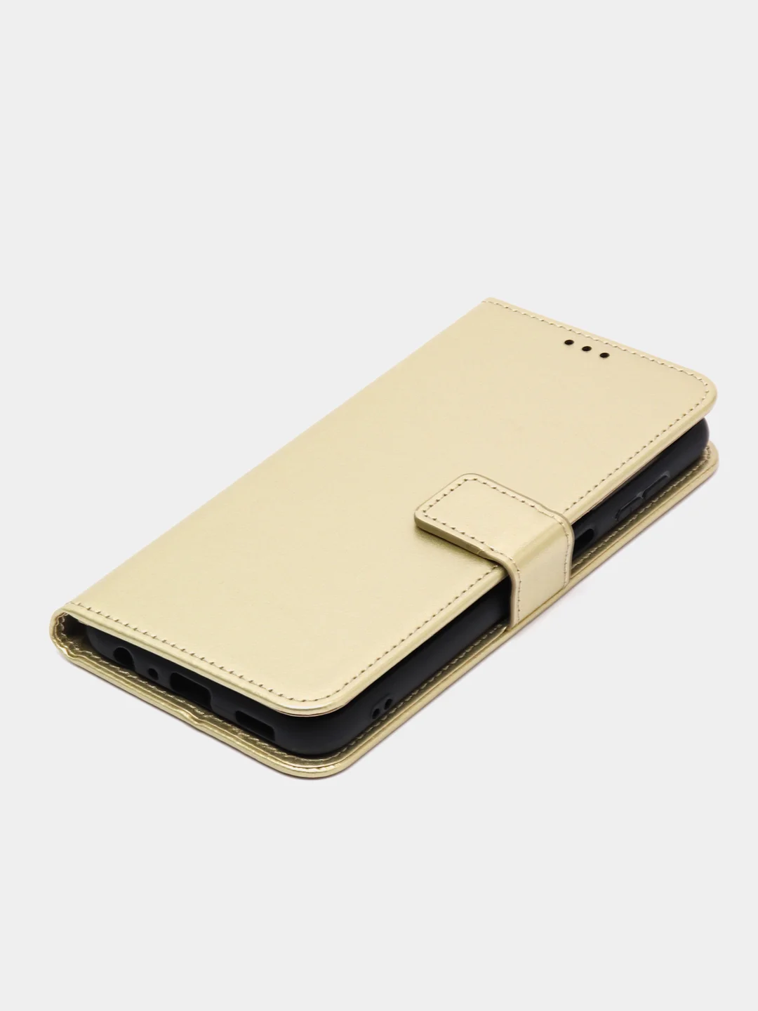 Золотой чехол-книжка с магнитной застежкой для Samsung Galaxy A13 4G (Самсунг Галакси А13 4Г)
