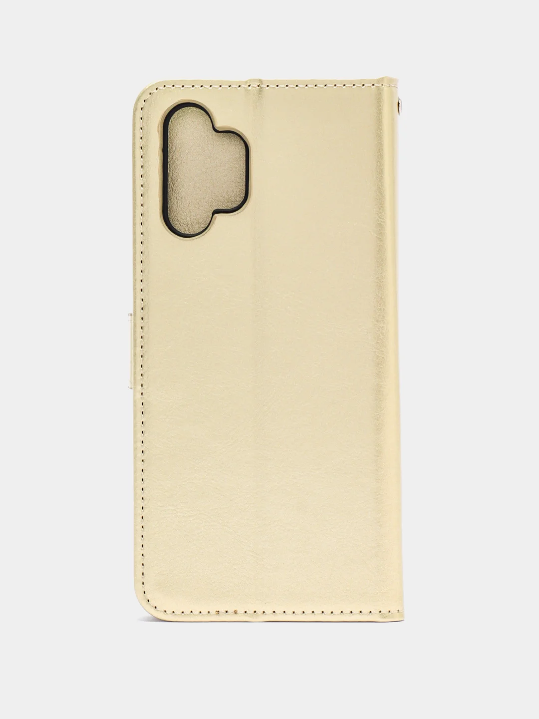 Золотой чехол-книжка с магнитной застежкой для Samsung Galaxy A13 4G (Самсунг Галакси А13 4Г)