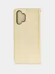 Золотой чехол-книжка с магнитной застежкой для Samsung Galaxy A13 4G (Самсунг Галакси А13 4Г)