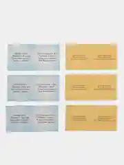 Разноцветный набор мини-открыток пасхальных с пожеланием, двойная, 7 х 7 см