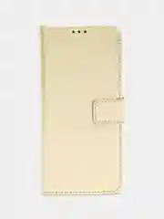 Золотой чехол-книжка с магнитной застежкой для Xiaomi Poco X4 Pro 5G (Сяоми Поко Х4 Про 5г)