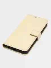 Золотой чехол-книжка с магнитной застежкой для Infinix ZERO 20 (Инфиникс Зеро 20)