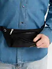 Черный поясная сумка