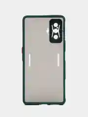 Светло-коричневый чехол XIAOMI POCO f4 GT, с защитой камеры и матовая спинка