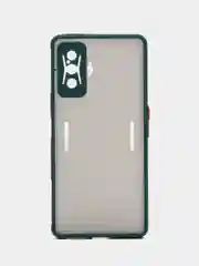 Светло-коричневый чехол XIAOMI POCO f4 GT, с защитой камеры и матовая спинка