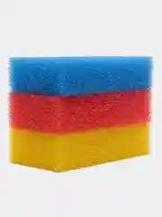 Аметистовый губка банная большая 20х11 см, жесткая, крупнопористая, массажная