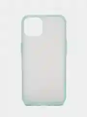 Бирюзовый чехол iPhone 13 (Айфон 13), пластиковый, матовый, с цветными кнопками