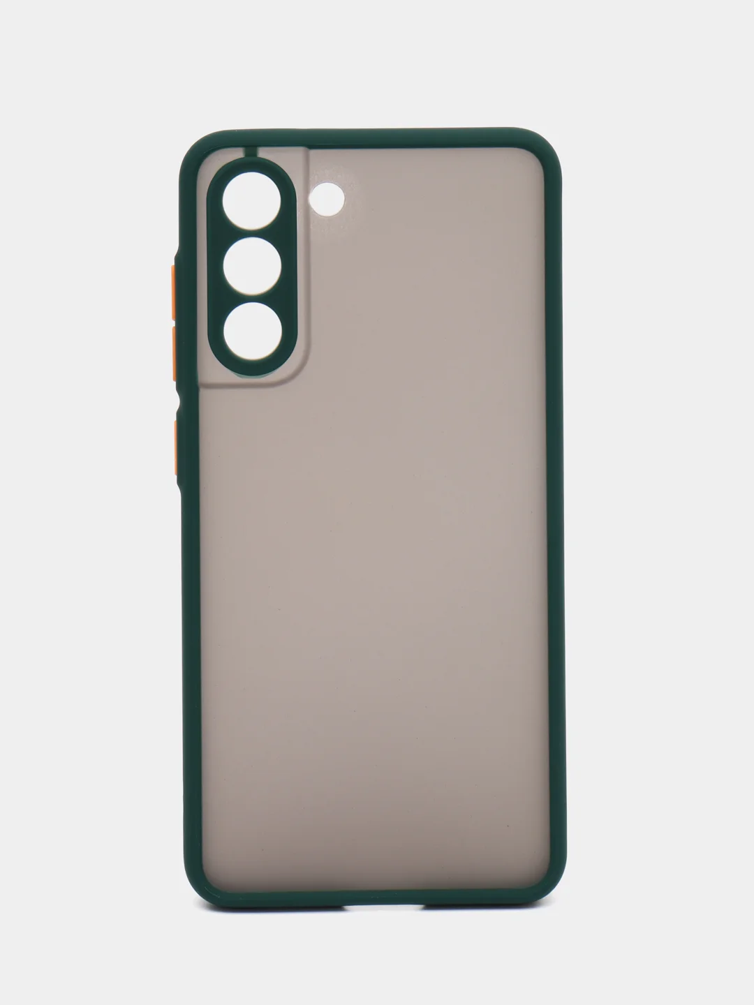 Морской чехол пластиковый на Samsung Galaxy S21 FE (Самсунг С21 ФЕ), матовый, с цветными кнопками