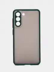 Морской чехол пластиковый на Samsung Galaxy S21 FE (Самсунг С21 ФЕ), матовый, с цветными кнопками