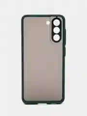 Морской чехол пластиковый на Samsung Galaxy S21 FE (Самсунг С21 ФЕ), матовый, с цветными кнопками