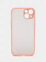 Конфетный чехол iPhone 13 (Айфон 13), пластиковый, матовый, с цветными кнопками