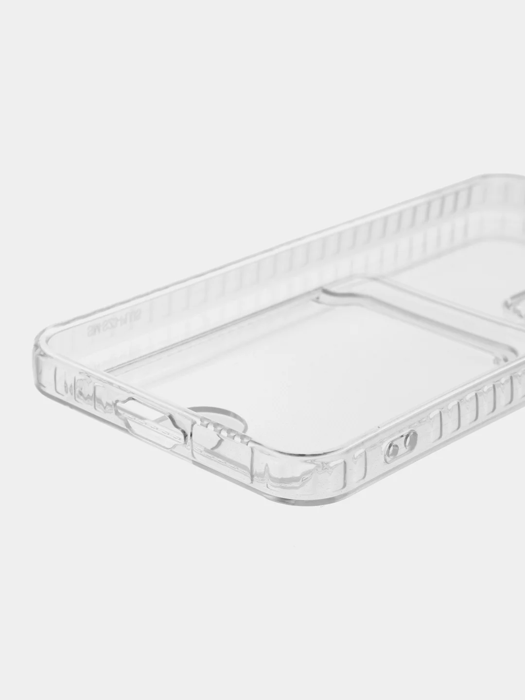 Марсала чехол Samsung Galaxy S23 Plus Галакси С23 Плюс прозрачный силиконовый с карманом для карты