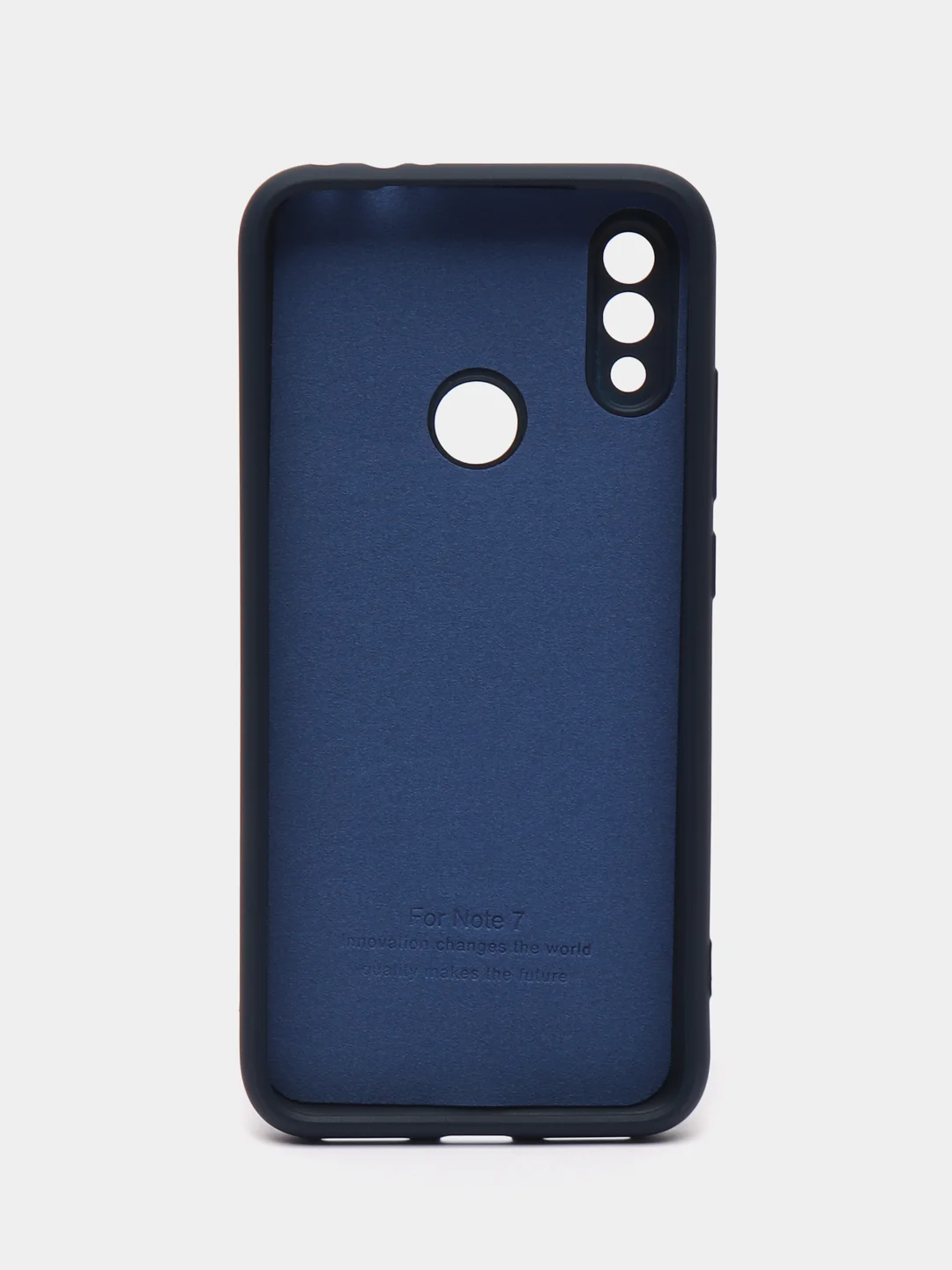 Темно-синий чехол силиконовый для Xiaomi Redmi Note 7, Redmi Note 7 Pro (Сяоми Редми Нот 7, 7 Про)