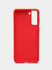 Красный чехол силиконовый для Samsung Galaxy S21+ / S21 Plus, Самсунг Галакси С21, Silicone Cover