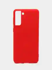 Красный чехол силиконовый для Samsung Galaxy S21+ / S21 Plus, Самсунг Галакси С21, Silicone Cover