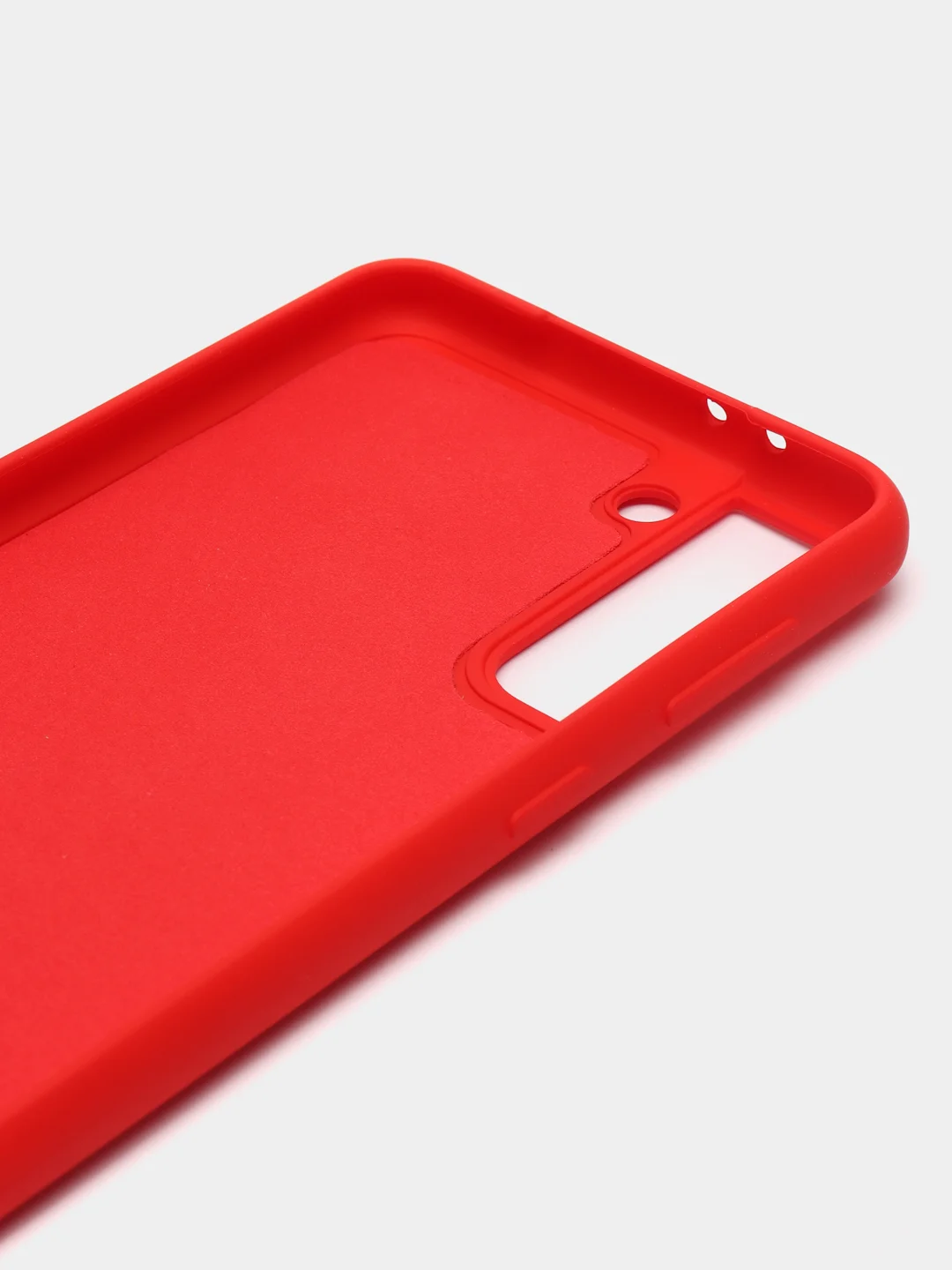 Красный чехол силиконовый для Samsung Galaxy S21+ / S21 Plus, Самсунг Галакси С21, Silicone Cover