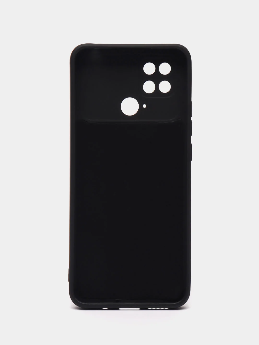 Черный чехол Xiaomi Redmi 10C / Poco C40, Сяоми Редми 10С, силиконовый, с мягким подкладом