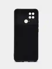 Черный чехол Xiaomi Redmi 10C / Poco C40, Сяоми Редми 10С, силиконовый, с мягким подкладом