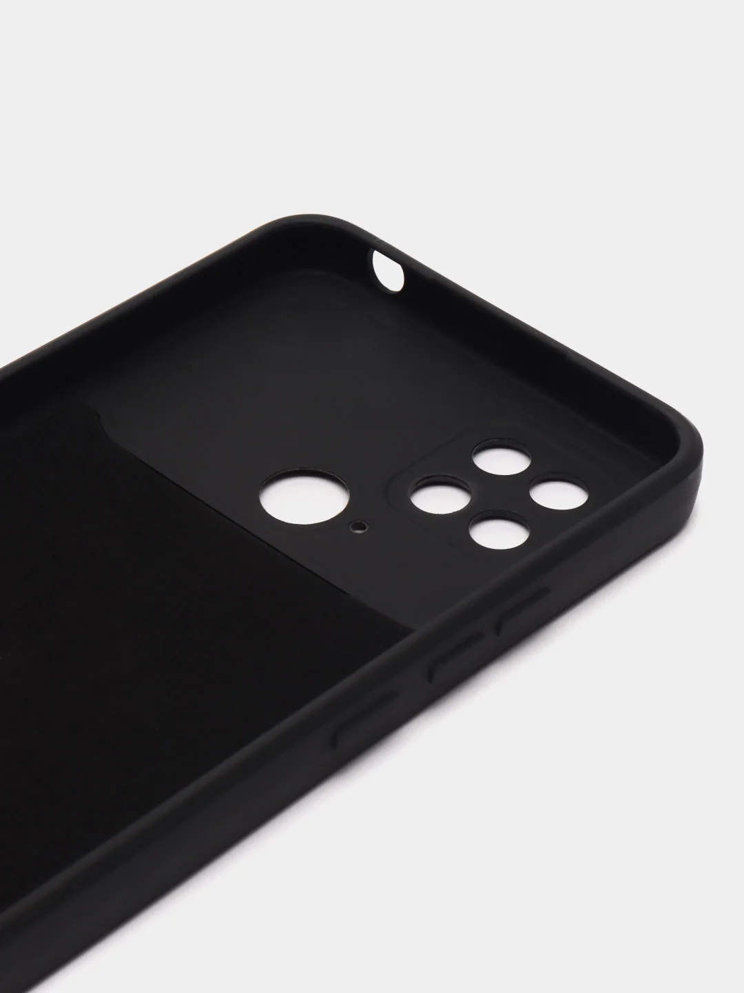 Черный чехол Xiaomi Redmi 10C / Poco C40, Сяоми Редми 10С, силиконовый, с мягким подкладом