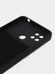 Черный чехол Xiaomi Redmi 10C / Poco C40, Сяоми Редми 10С, силиконовый, с мягким подкладом