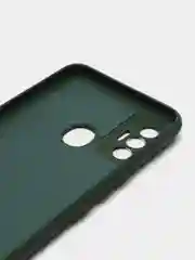 Тёмно-зелёный чехол силиконовый Silicone Cover для Tecno Spark 7 (Техно Спарк 7)