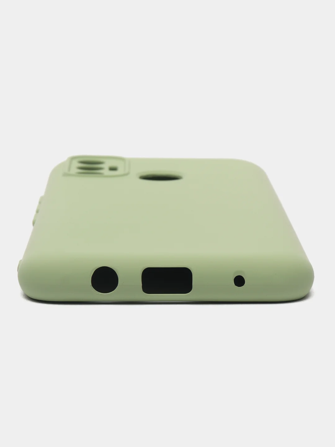 Лайм чехол силиконовый Silicone Cover для Tecno Spark 7 (Техно Спарк 7)