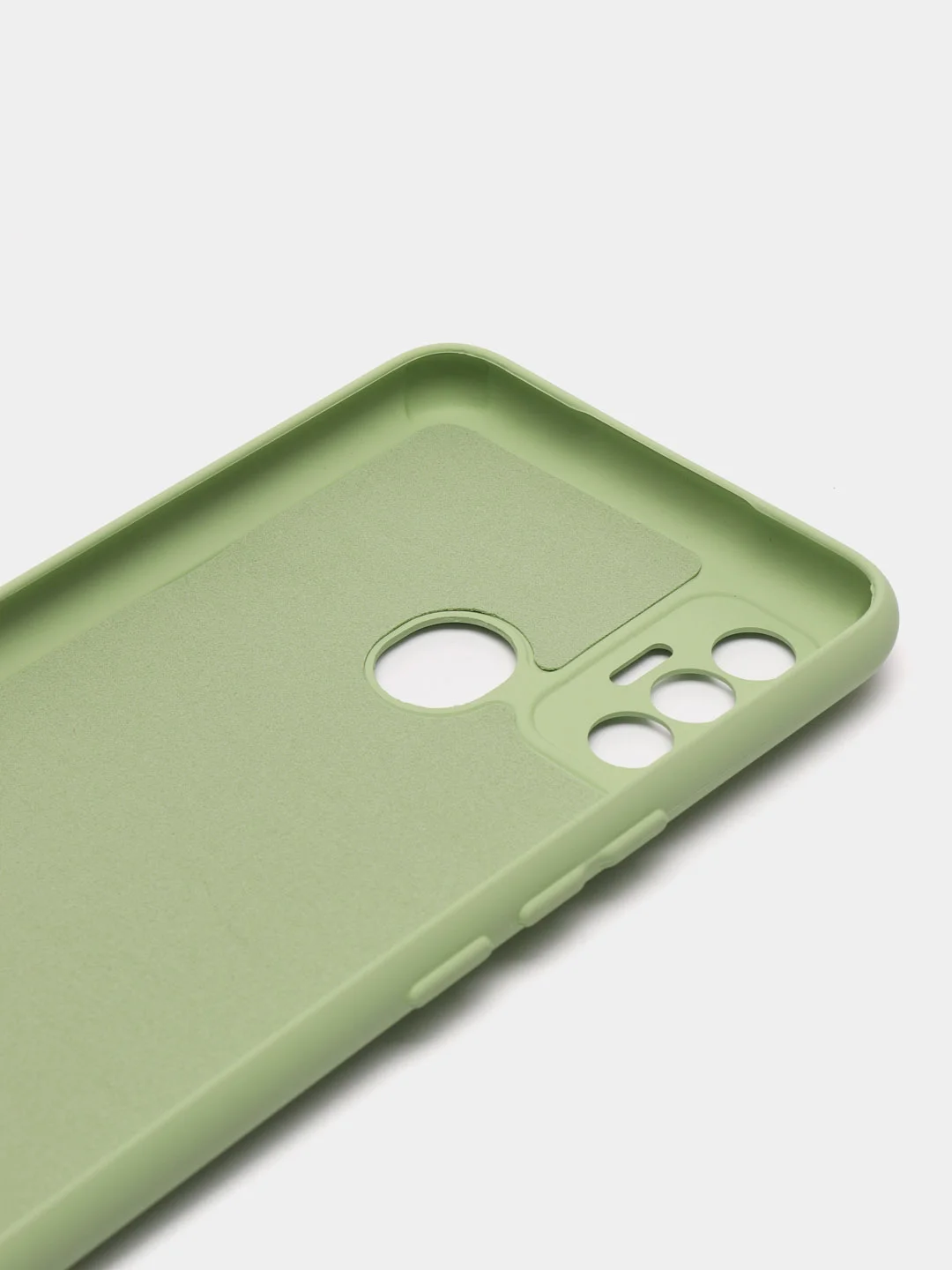 Лайм чехол силиконовый Silicone Cover для Tecno Spark 7 (Техно Спарк 7)