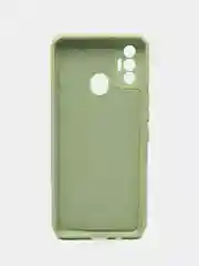 Лайм чехол силиконовый Silicone Cover для Tecno Spark 7 (Техно Спарк 7)