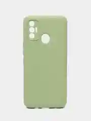 Лайм чехол силиконовый Silicone Cover для Tecno Spark 7 (Техно Спарк 7)