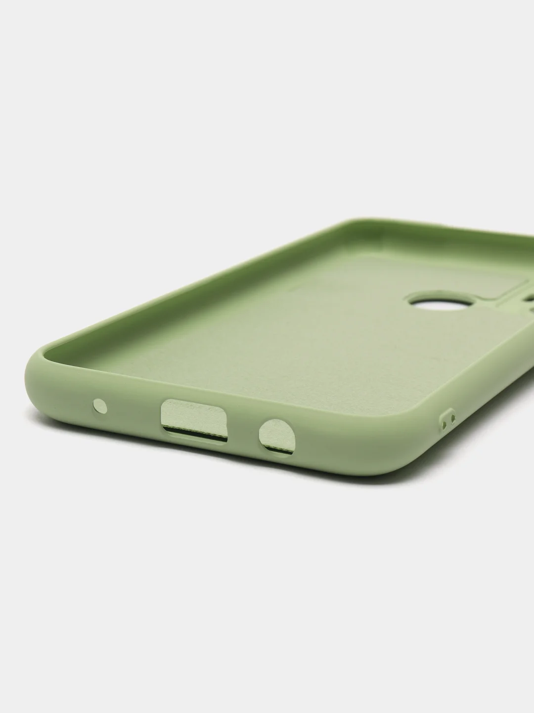Лайм чехол силиконовый Silicone Cover для Tecno Spark 7 (Техно Спарк 7)