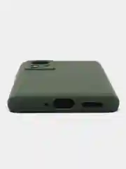 Тёмно-зелёный чехол силиконовый Xiaomi 12, 12S, 12X, Сяоми 12, 12С, 12Х