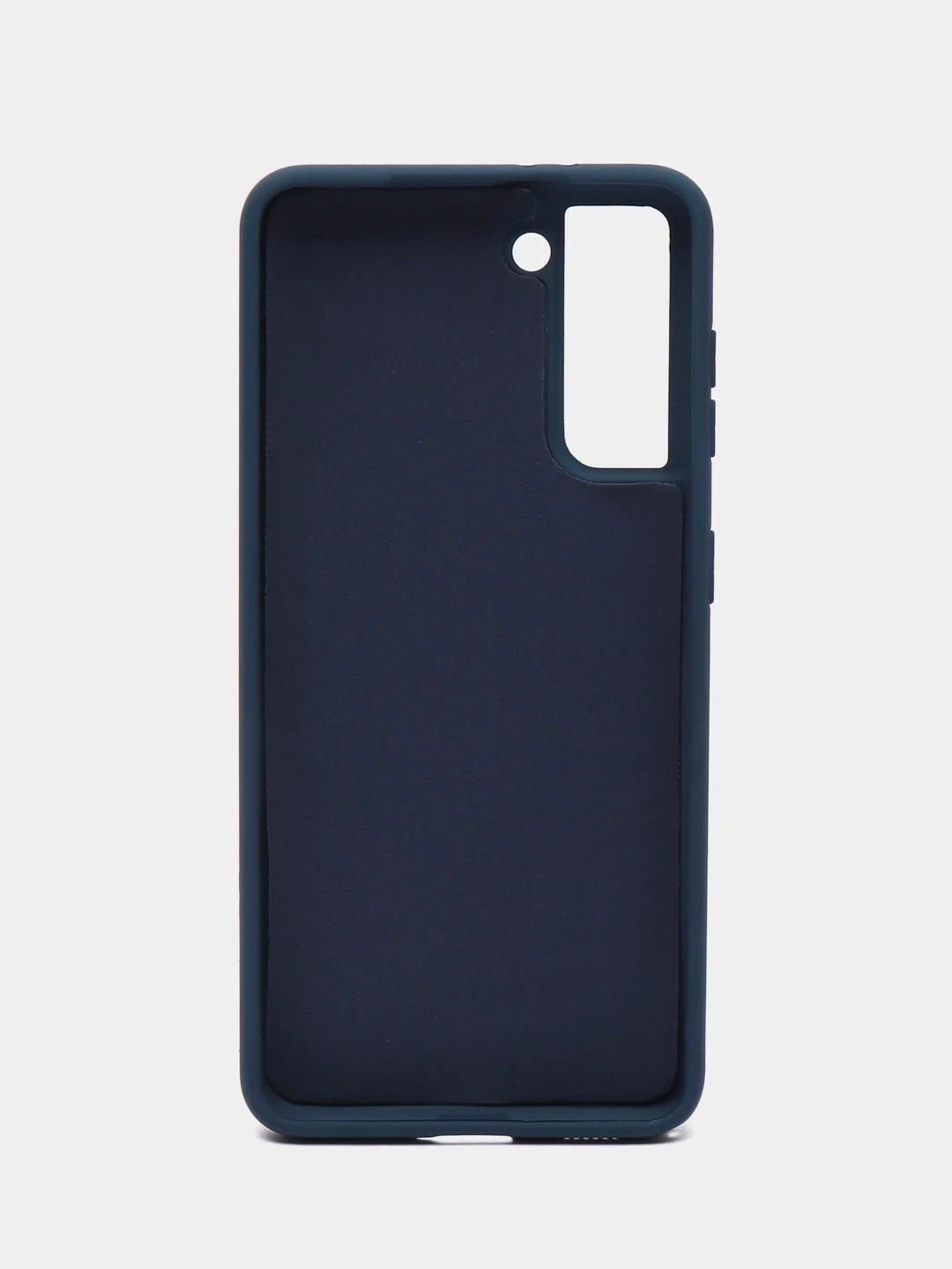 Синий чехол силиконовый для Samsung Galaxy S21, Самсунг Галакси С21