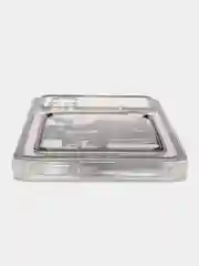 Черный чехол Xiaomi Poco X4 Pro (Сяоми Поко Х4 Про), прозрачный, с карманом для карты, с рисунком