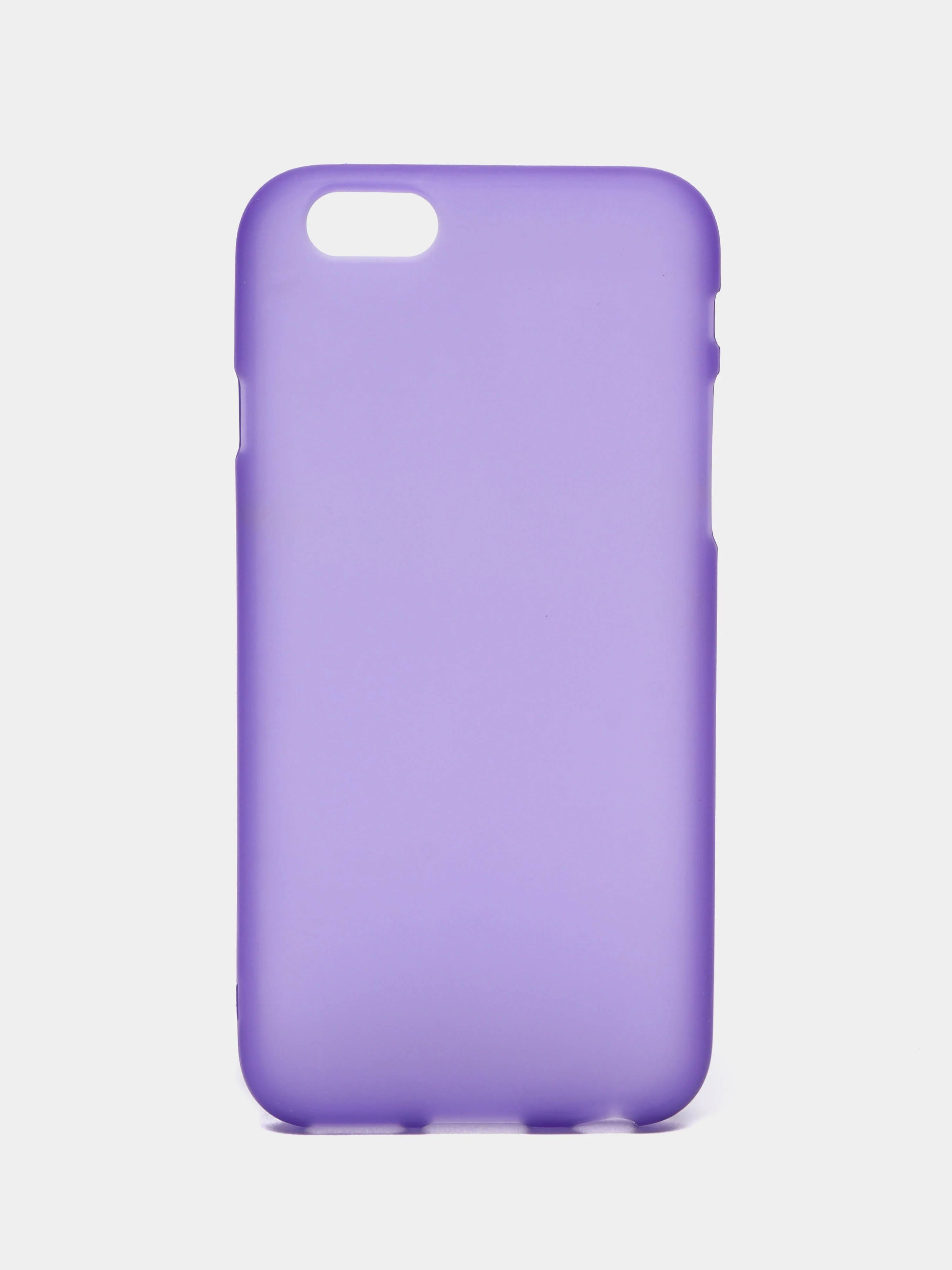 Фиолетовый силиконовый чехол-накладка для iPhone 6 / 6S