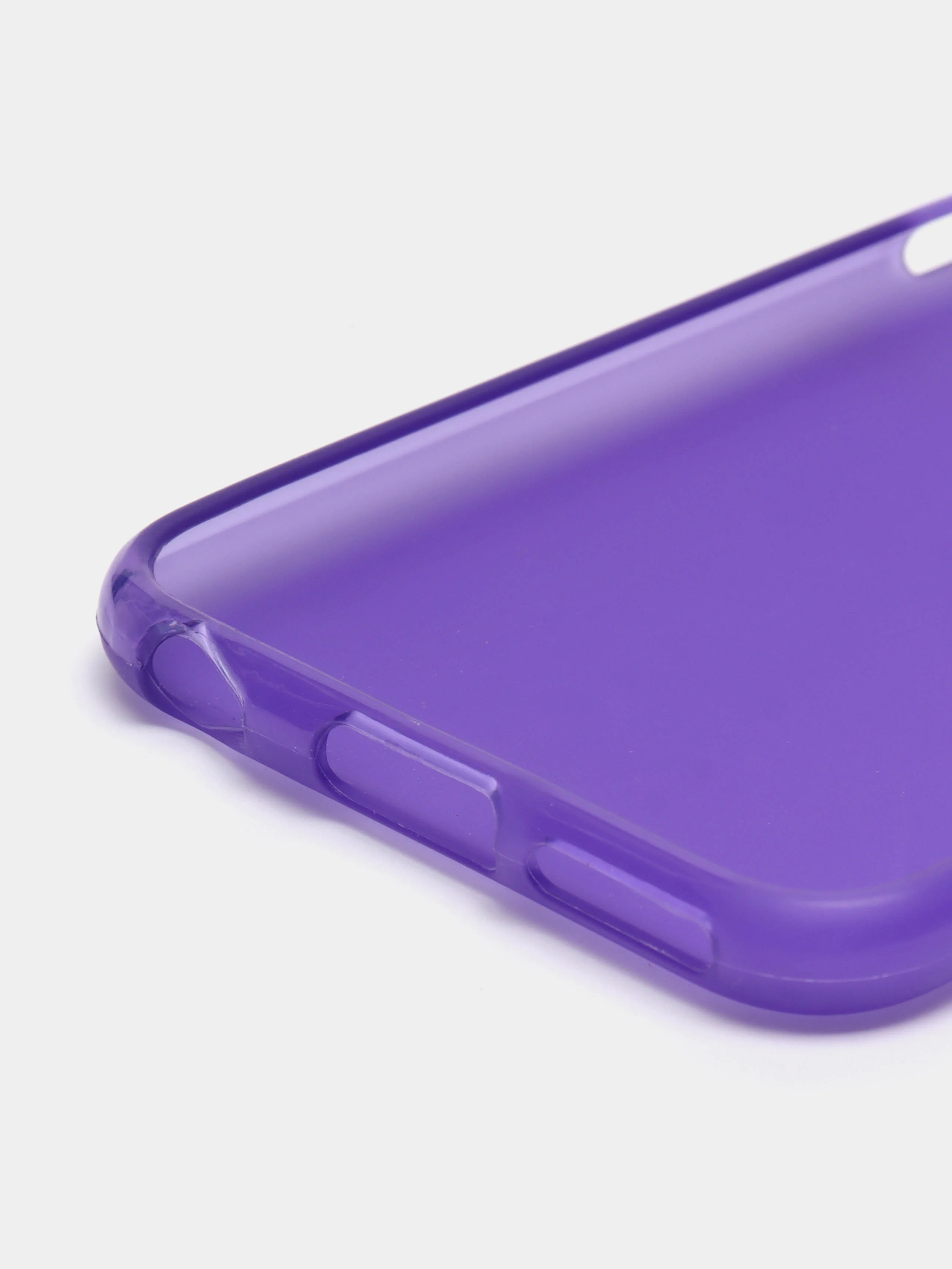 Фиолетовый силиконовый чехол-накладка для iPhone 6 / 6S