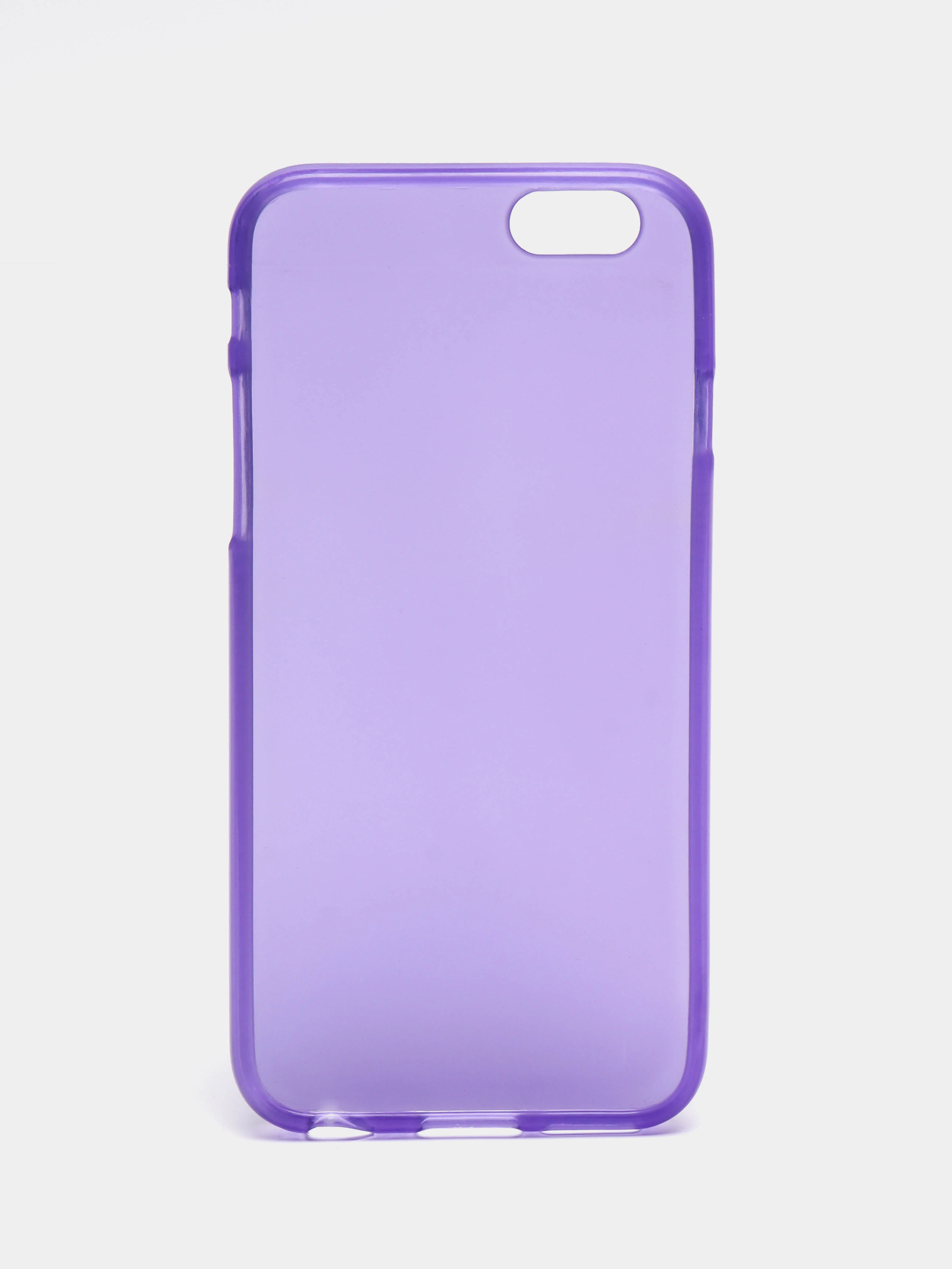 Фиолетовый силиконовый чехол-накладка для iPhone 6 / 6S