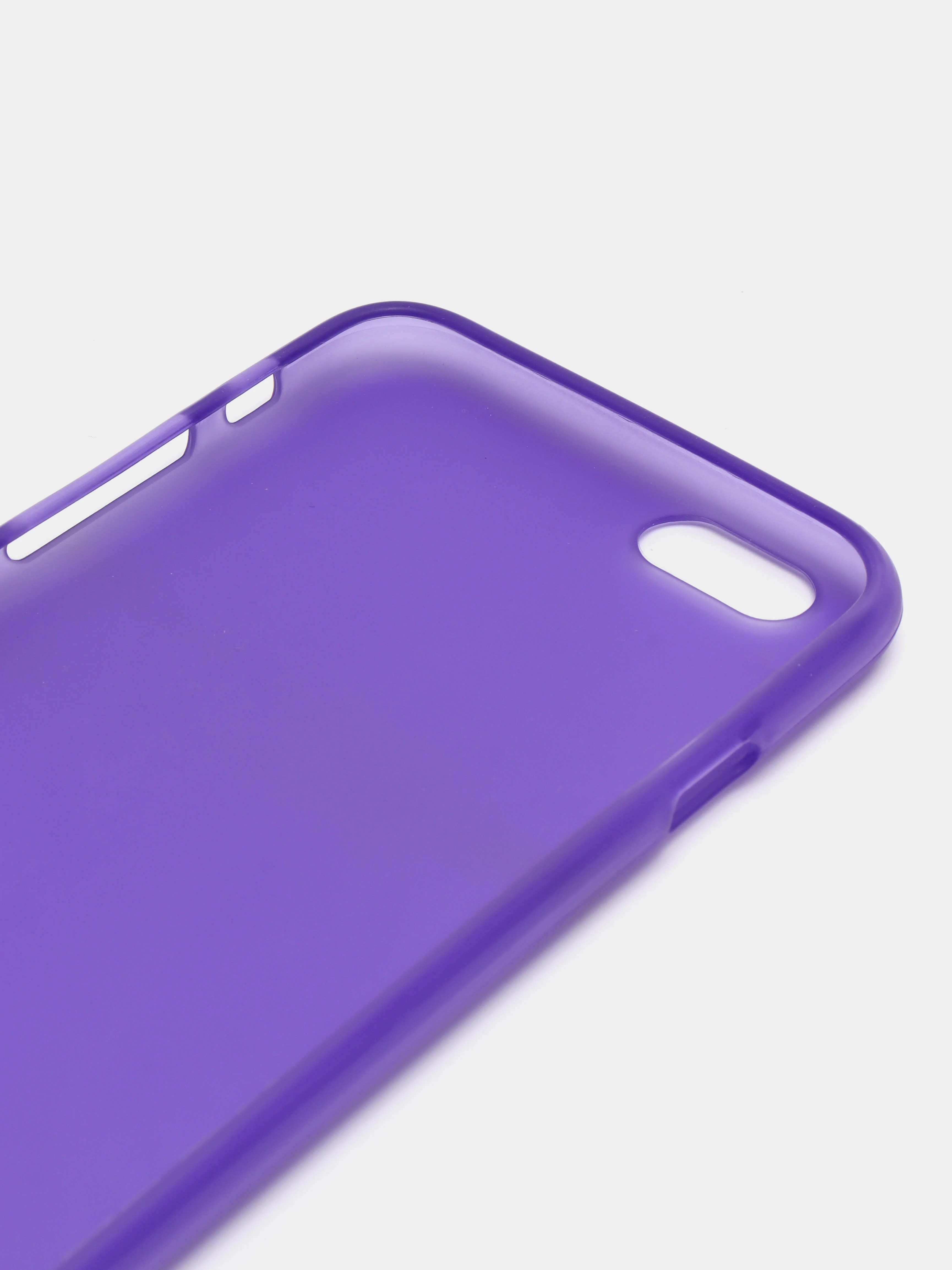Фиолетовый силиконовый чехол-накладка для iPhone 6 / 6S
