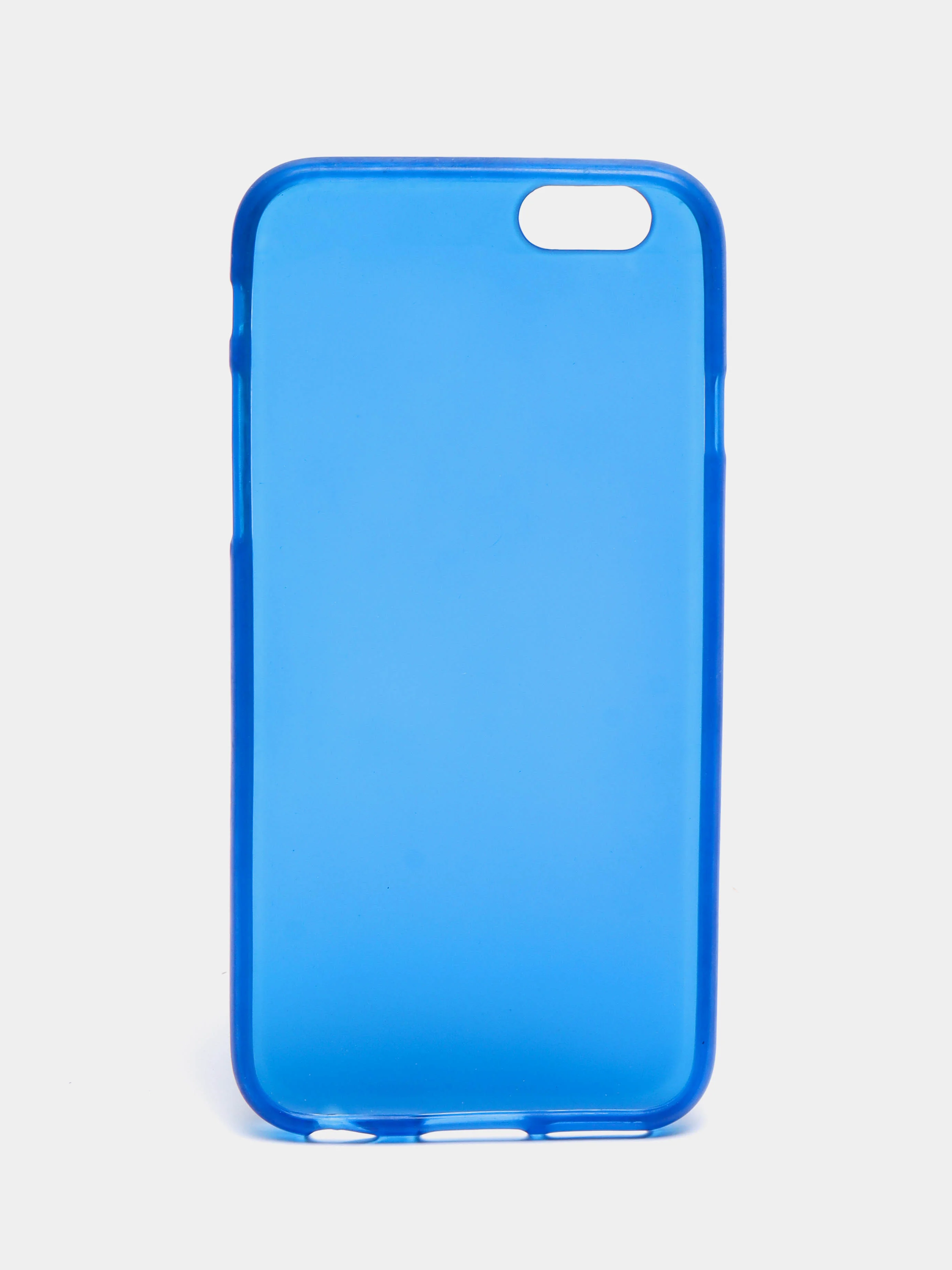 Синий силиконовый чехол-накладка для iPhone 6 / 6S