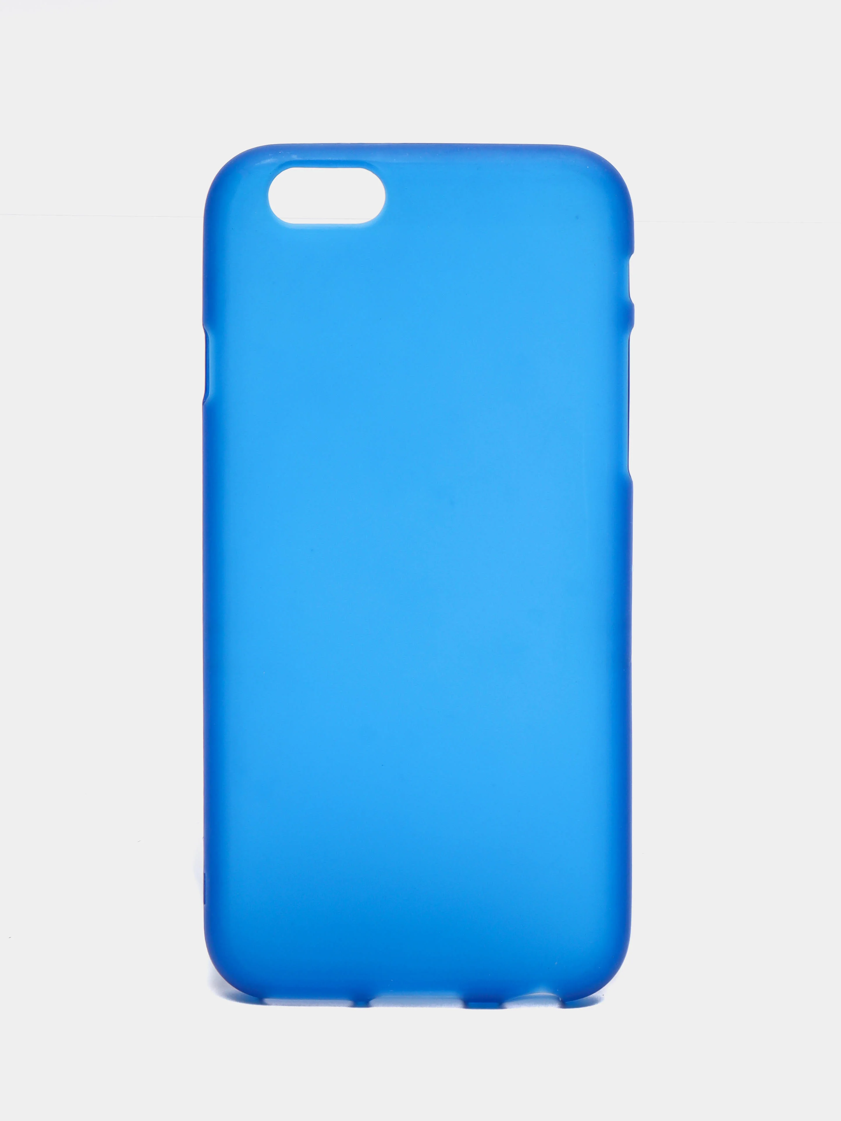 Синий силиконовый чехол-накладка для iPhone 6 / 6S