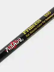 Черный удочка Mikado Princess, без колец, для поплавочной ловли
