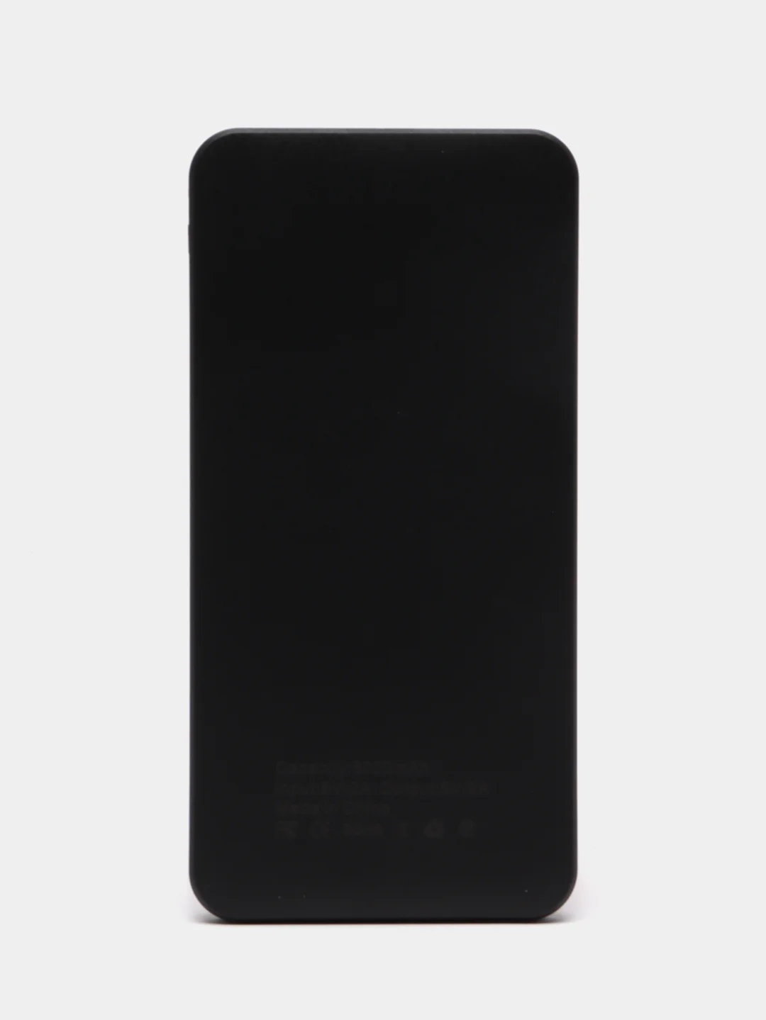 Черный повербанк, 8000 mAh с беспроводной зарядкой для смартфонов