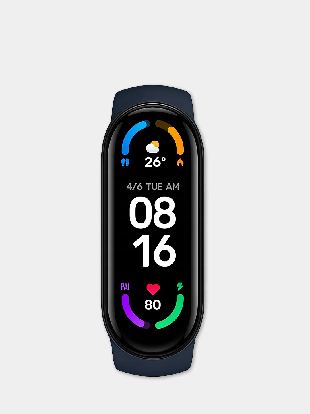 Синий фитнес-браслет М6 Smart, умные часы, фитнес-трекер мужские, женские