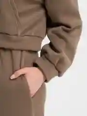 Хаки спортивный костюм женский, на флисе, утепленный, оверсайз